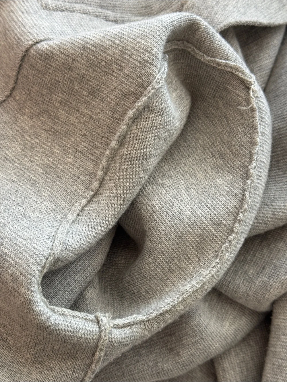J.Crew Sophie Open Pockets Cardigan Jacket Blazer Light Gray Wool Cotton XXS 2XS